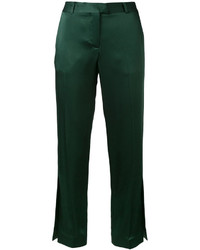 Женские темно-зеленые брюки от Christopher Kane