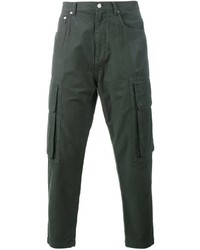 Мужские темно-зеленые брюки от Helmut Lang