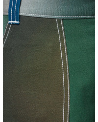 Женские темно-зеленые брюки от Kenzo