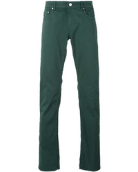 Мужские темно-зеленые брюки от Pt01