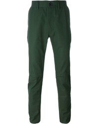 Мужские темно-зеленые брюки от Sacai