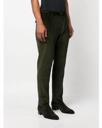 Темно-зеленые вельветовые брюки чинос от Tagliatore