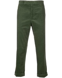 Темно-зеленые вельветовые брюки чинос от Haider Ackermann