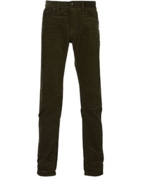 Мужские темно-зеленые вельветовые джинсы от Diesel Black Gold