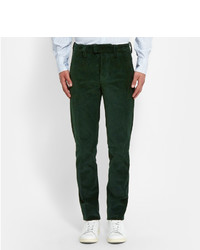 Мужские темно-зеленые вельветовые джинсы от Michael Bastian
