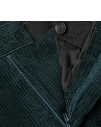 Мужские темно-зеленые вельветовые джинсы от Burberry