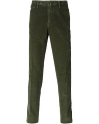 Мужские темно-зеленые вельветовые джинсы от Pt01