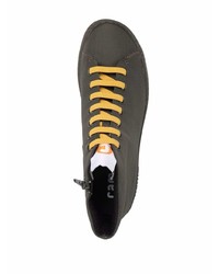 Мужские темно-зеленые высокие кеды от Camper