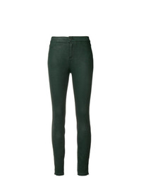 Темно-зеленые джинсы скинни от Armani Exchange