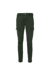 Темно-зеленые джинсы скинни от J Brand