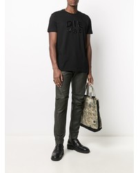 Мужские темно-зеленые джинсы от Diesel