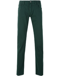 Мужские темно-зеленые джинсы от Dolce & Gabbana