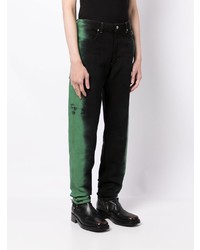 Мужские темно-зеленые джинсы от Eckhaus Latta