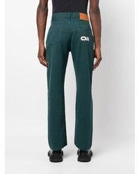 Мужские темно-зеленые джинсы от Off-White