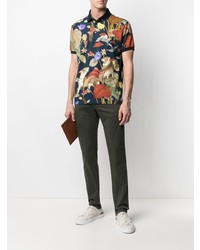 Мужские темно-зеленые джинсы от Jacob Cohen