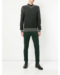 Мужские темно-зеленые джинсы от Cerruti 1881