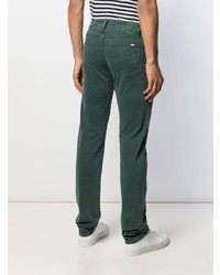 Мужские темно-зеленые джинсы от Jacob Cohen