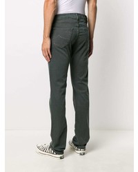 Мужские темно-зеленые джинсы от Jacob Cohen