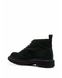 Темно-зеленые замшевые ботинки дезерты от Adieu Paris