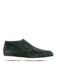 Темно-зеленые замшевые ботинки дезерты от Doucal's