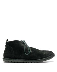 Темно-зеленые замшевые ботинки дезерты от Marsèll