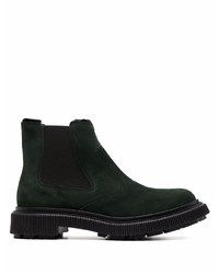 Мужские темно-зеленые замшевые ботинки челси от Adieu Paris