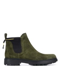 Мужские темно-зеленые замшевые ботинки челси от Camper