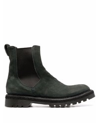Мужские темно-зеленые замшевые ботинки челси от Premiata