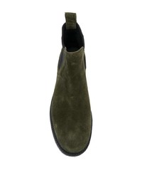 Мужские темно-зеленые замшевые ботинки челси от Camper