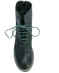 Женские темно-зеленые замшевые ботинки от Marsèll