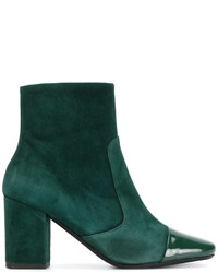 Женские темно-зеленые замшевые ботинки от Societe Anonyme