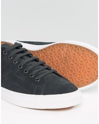 Мужские темно-зеленые замшевые кеды от Fred Perry