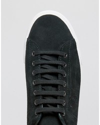 Мужские темно-зеленые замшевые кеды от Fred Perry