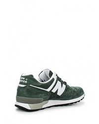 Мужские темно-зеленые замшевые кроссовки от New Balance
