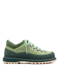 Мужские темно-зеленые замшевые повседневные ботинки от Diemme