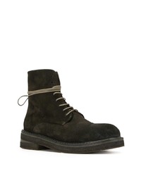 Мужские темно-зеленые замшевые повседневные ботинки от Marsèll