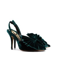 Темно-зеленые замшевые туфли от Alexandre Vauthier