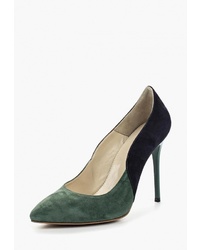 Темно-зеленые замшевые туфли от Lolita Shonidi