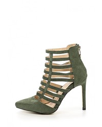 Темно-зеленые замшевые туфли от Sergio Todzi