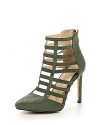 Темно-зеленые замшевые туфли от Sergio Todzi