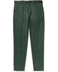 Мужские темно-зеленые классические брюки от Acne Studios