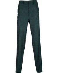 Мужские темно-зеленые классические брюки от Kenzo