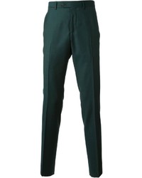 Мужские темно-зеленые классические брюки от Mr Start