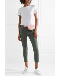 Женские темно-зеленые классические брюки от J Brand