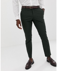 Мужские темно-зеленые классические брюки от Selected Homme