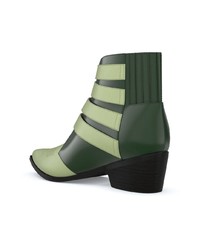 Темно-зеленые кожаные ботильоны от Toga Pulla