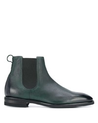 Мужские темно-зеленые кожаные ботинки челси от Bally