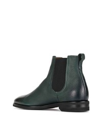 Мужские темно-зеленые кожаные ботинки челси от Bally