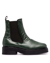 Мужские темно-зеленые кожаные ботинки челси от Marni