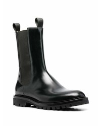 Мужские темно-зеленые кожаные ботинки челси от Scarosso